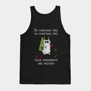 Cat Christmas Tank Top